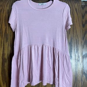 Pink baby doll T-shirt